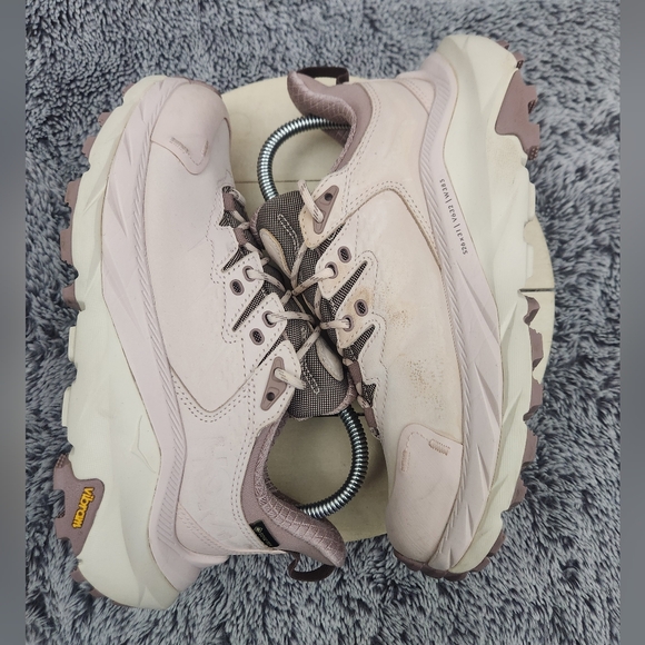 Hoka Kaha 2 Low Gore-Tex Trail Hiking Shoes Women's Size 7 B Cosmic Pearl - Picture 5 of 9